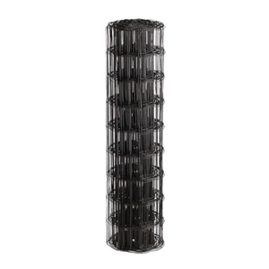 Hortus havehegn i sort med 10 x 10 cm masker i 0,6x25 m rulle plastbelagt
