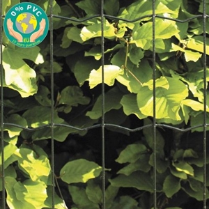 Hortus havehegn i sort med 5 x 10 cm masker i 1x25 m rulle plastbelagt