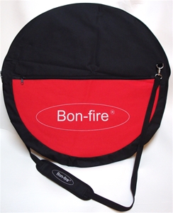 Bon-fire taske til grillrist Ø60 cm, polyester sort / rød