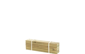 Plus 6 stk. planker til Pipe 28x120mm x 60cm. 17809-1. Trykimprægneret