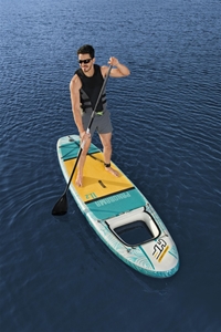 Bestway Panorama SUP Board oppustelig paddle board 340x89x15 cm