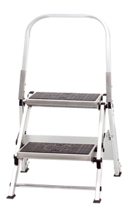 Jumbo Giant trappestige m/bøjle og hjul 2 trin 80 x 53,5 cm 41LG210B