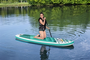 Bestway HuaKa'i SUP Board oppustelig paddle board mintgrøn 305x84x15 cm