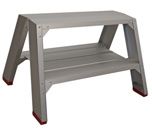 Jumbo arbejdsbuk bred m/ekstra stor platform 2 trin 45 cm 41TSB202