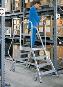 Jumbo arbejdsplatform dobbelt max 150 kg 41APD144 6 trin. 94 x 144 x 235 cm