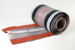 Tacodan ryg/grat ventibånd Top-roll rl a 310 mm x 5 meter gråsort