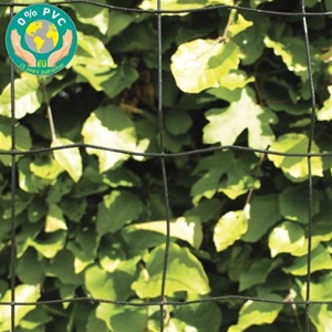 Hortus havehegn i sort med 10 x 10 cm masker i 0,6x25 m rulle plastbelagt