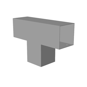 Plus CUBIC forlængerbeslag til 9 x 9 cm stolpe 17972-1