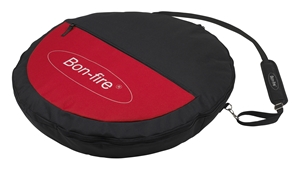 Bon-fire taske til BBQ pande polyester sort / rød 