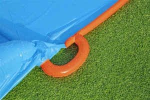 Bestway H2OGO! Tsunami Splash Ramp vandglidebane med 3 baner længde 488 cm